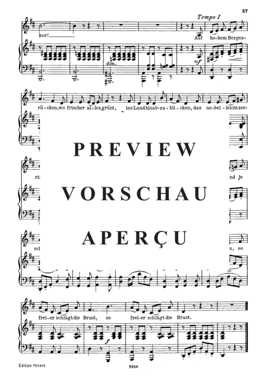 Product gallery: Page 4 of 4 Der Alpenjäger D.524, , Low Voice and Piano