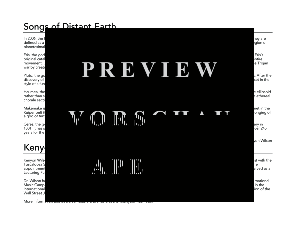 Product gallery: Page 4 of 11 Songs of Distant Earth, , (Trombone Quintet)