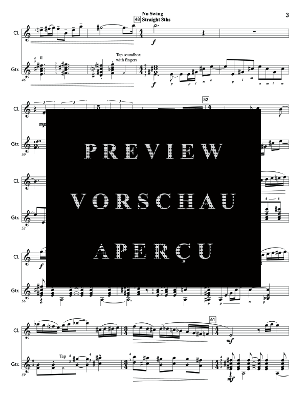 Product gallery: Page 7 of 11 Interplay, , (clarinet and guitar)