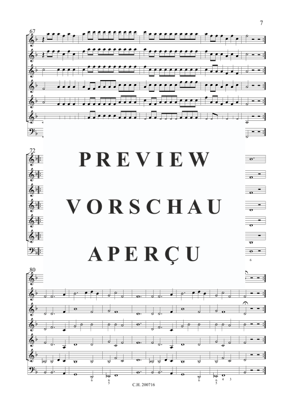 gallery: Sonata a 6 Violinen und Bc , , (Violinen Sextett)