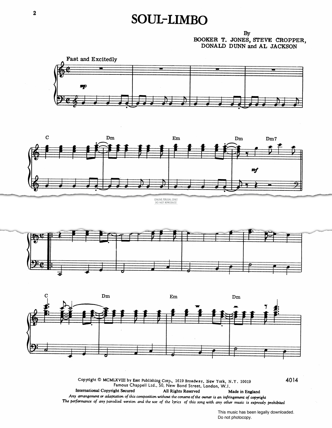 gallery: Soul Limbo, Booker T & The MGs, Gitarre, Klavier