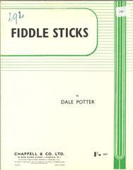 cover: Fiddle Sticks, Dale Potter
