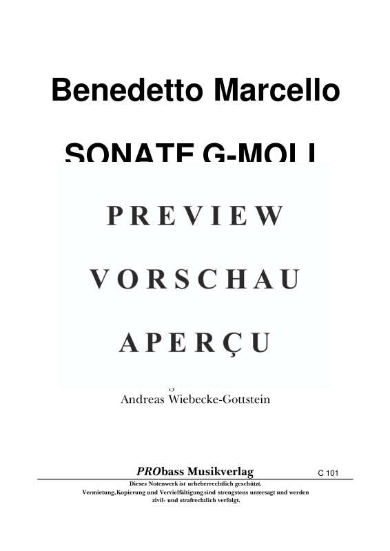 Produktgalerie: Seite 2 von 11 Sonate g-moll, , Cello und Kontrabass