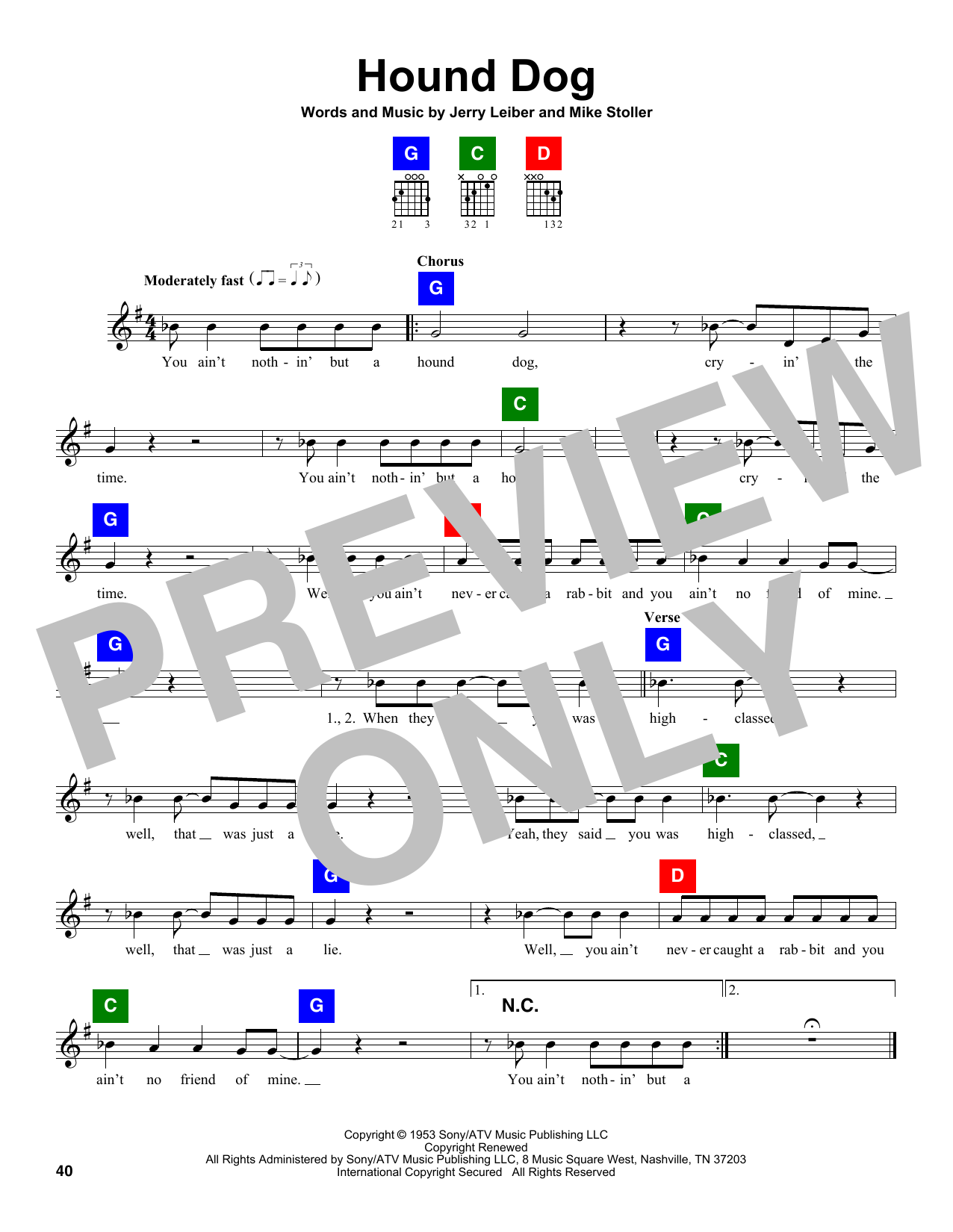 Produktgalerie: Seite 1 von 1 Hound Dog, Elvis Presley