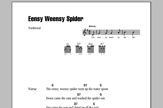 Product picture to: Eensy Weensy Spider