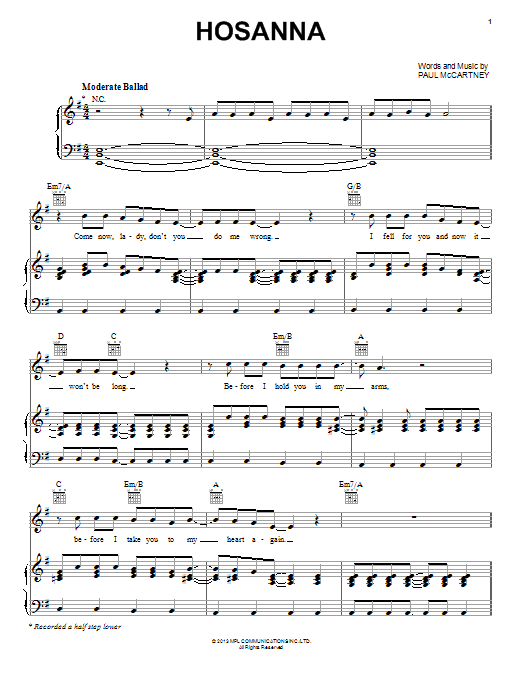Produktbild zu: Hosanna