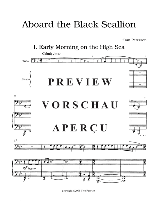 Product gallery: Page 3 of 21 Aboard the Black Scallion , , (tuba + piano)