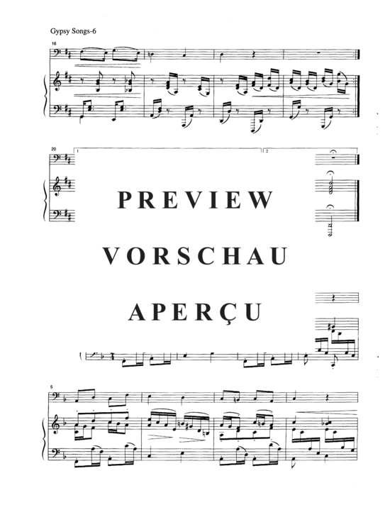 Product gallery: Page 9 of 20 Gypsy Songs , , (tuba + piano)