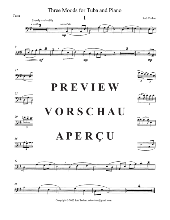 Product gallery: Page 17 of 20 Three Moods , , (tuba + piano)