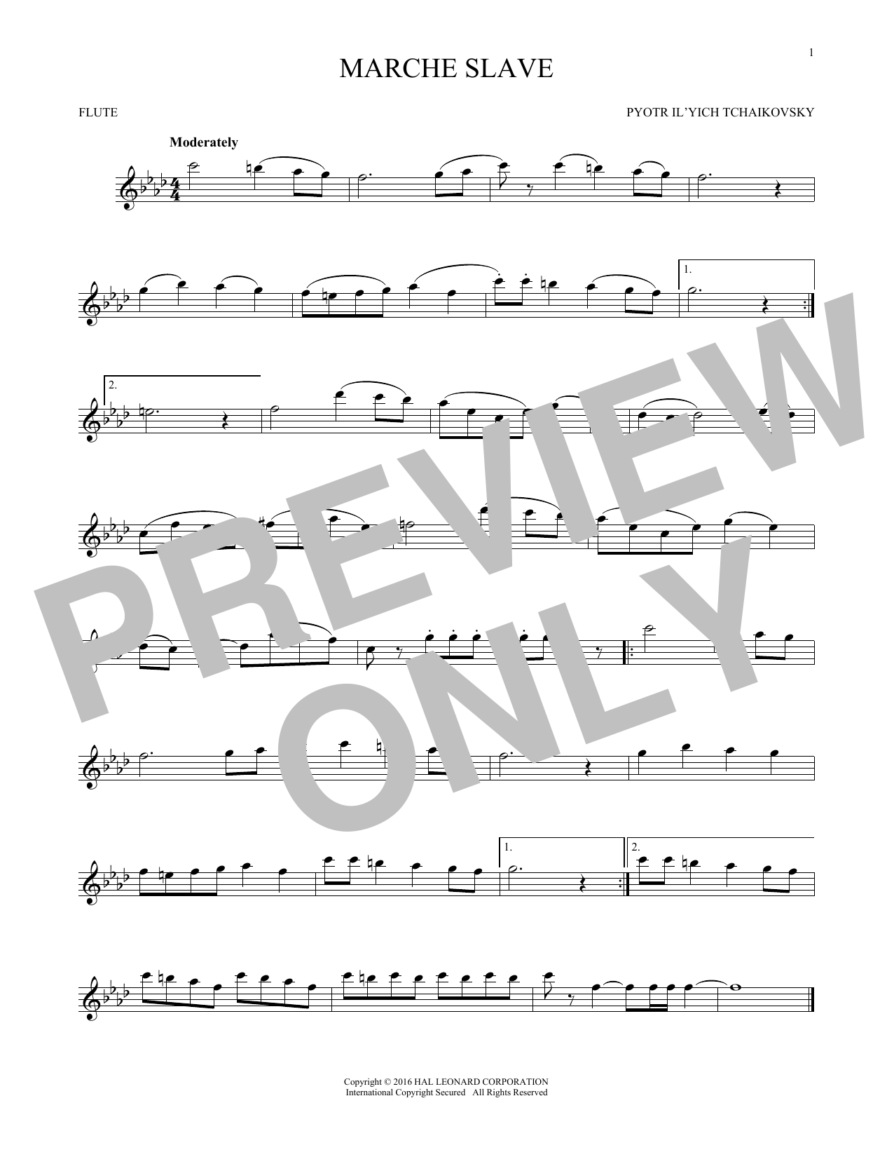 Product gallery: Page 1 of 1 Marche Slav, Op. 31, Pyotr Il'yich Tchaikovsky