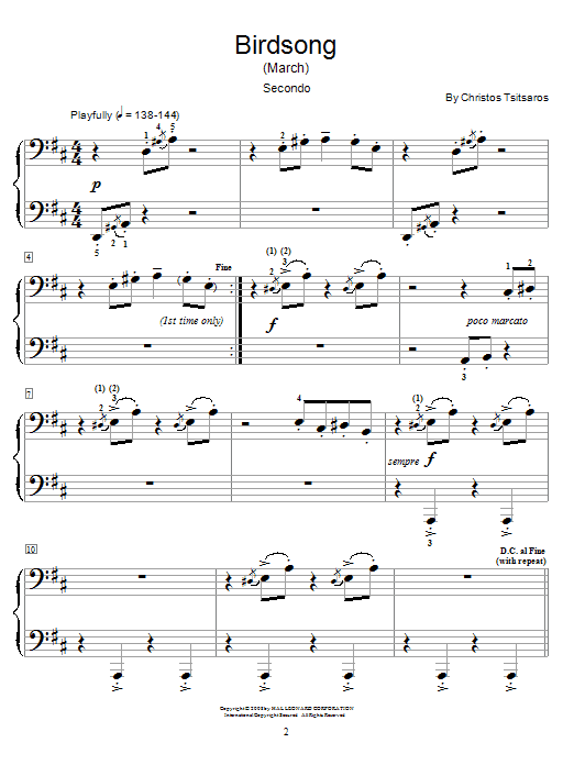Produktbild zu: Birdsong (March)