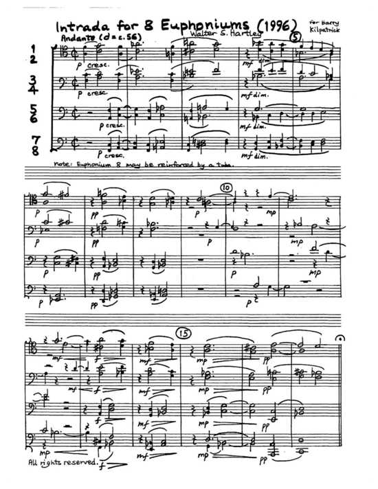 Produktbild zu: Intrada and Gigue Walter Hartley