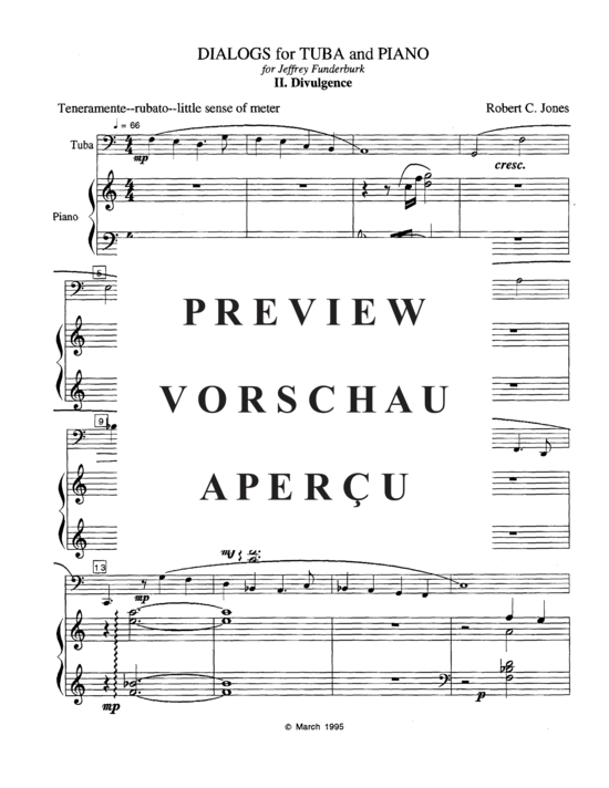 Produktgalerie: Seite 9 von 21 Dialogs , , (Tuba + Klavier)