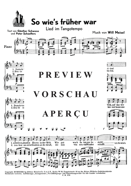 Produktgalerie: Seite 3 von 3 So wies früher war, , Klavier und Gesang