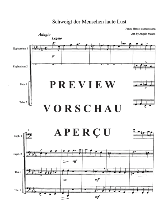 Product gallery: Page 3 of 10 Schweigt der Menschen laute Lust , , (Tuba Quartett EETT)