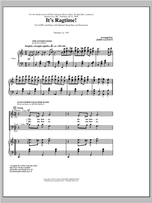 Produktbild zu: It's Ragtime!
