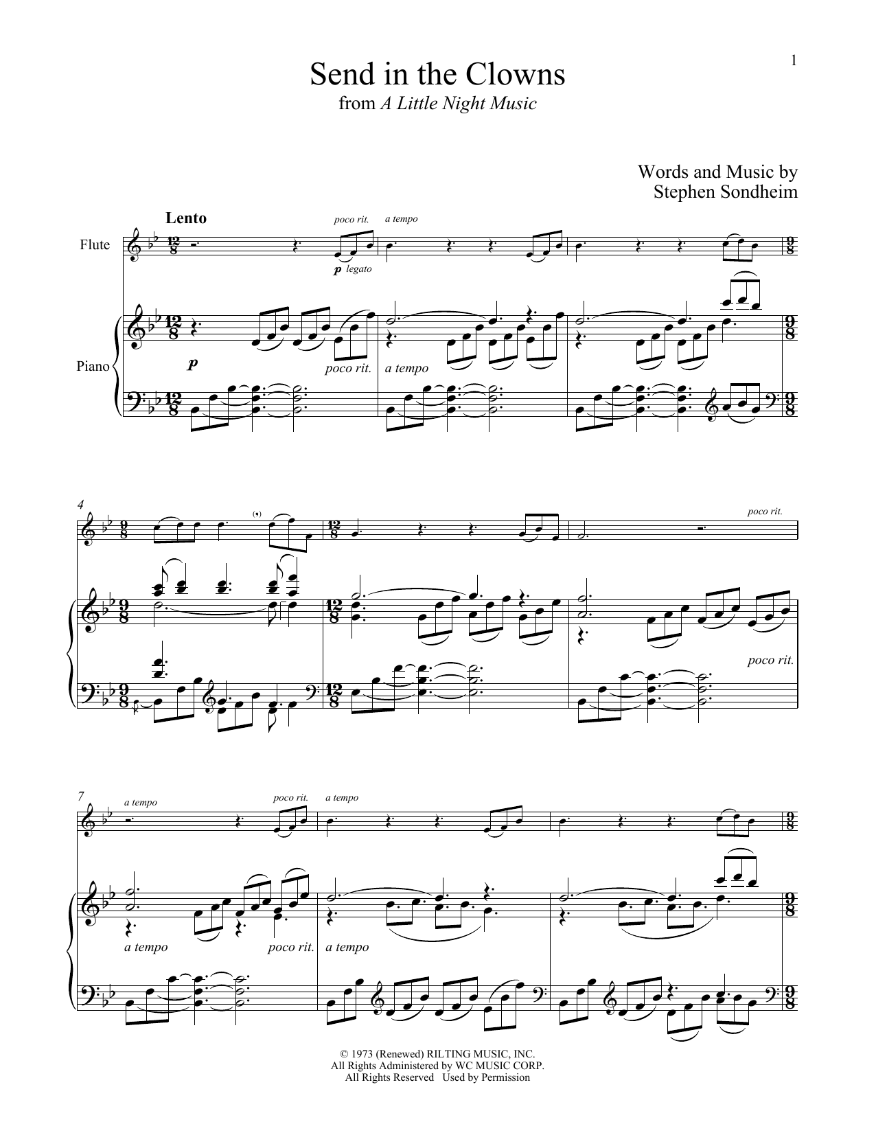 Produktbild zu: Send In The Clowns (from A Little Night Music)