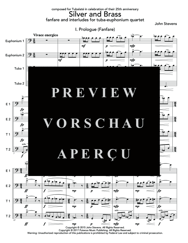 Product gallery: Page 5 of 11 Silver and Brass, , (Tuba Quartett EETT)