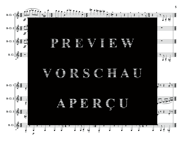 Product gallery: Page 9 of 11 Duke Front Five, , (Clarinet Quartet)