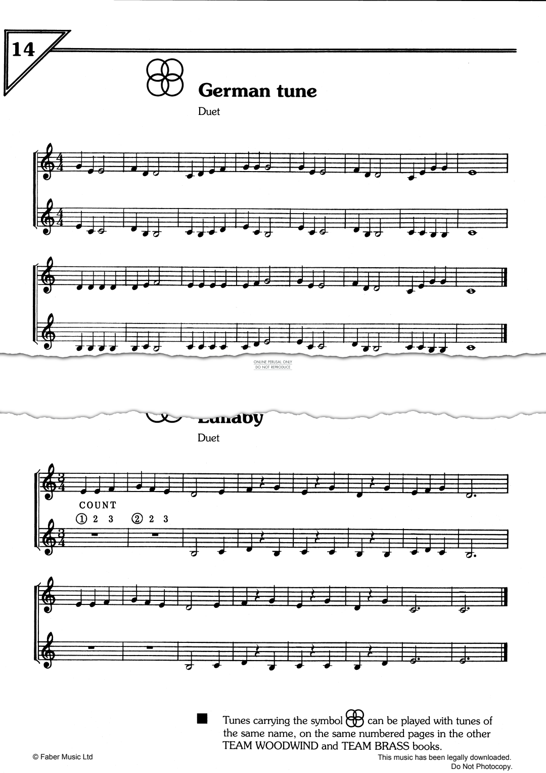 Product gallery: Page 1 of 1 German Tune/Lullaby, Traditional