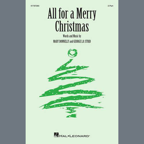 cover: All For A Merry Christmas, Mary Donnelly & George L.O. Strid