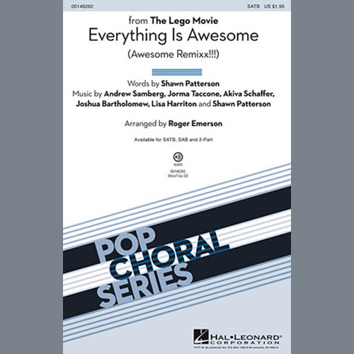 cover: Everything Is Awesome (from The Lego Movie) (arr. Roger Emerson), Tegan and Sara