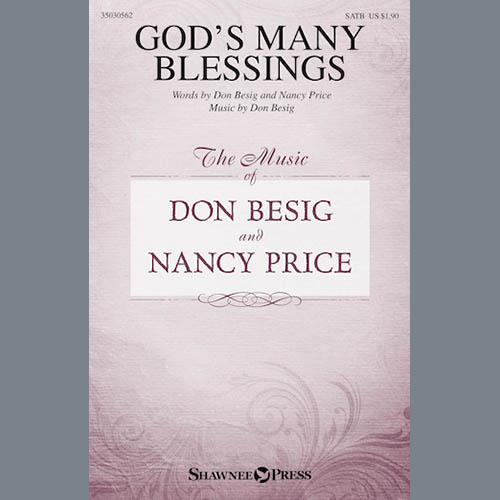 cover: God's Many Blessings, Don Besig, Chor