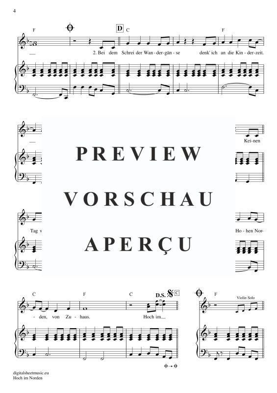 Product gallery: Page 5 of 7 Hoch Im Norden, Santiano, Voice with Piano Accompaniment