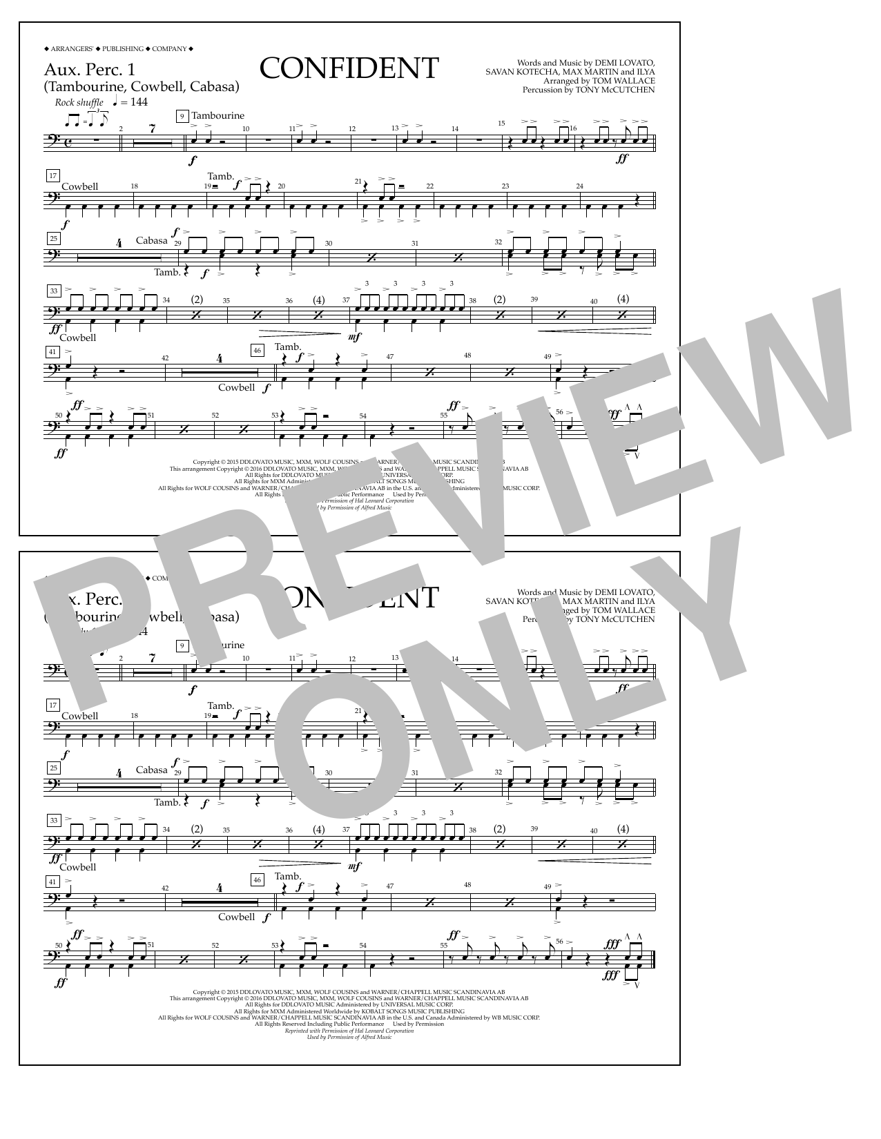 Produktbild zu: Confident - Aux. Perc. 1