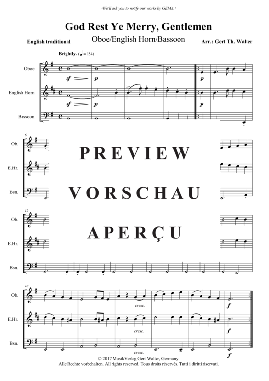 Produktbild zu: God Rest Ye Merry, Gentlemen Traditional