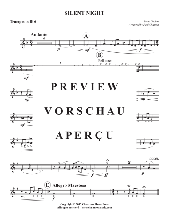 gallery: Stille Nacht (Silent Night) , ,  (Trompeten Ensemble 1-9 Trompeten)