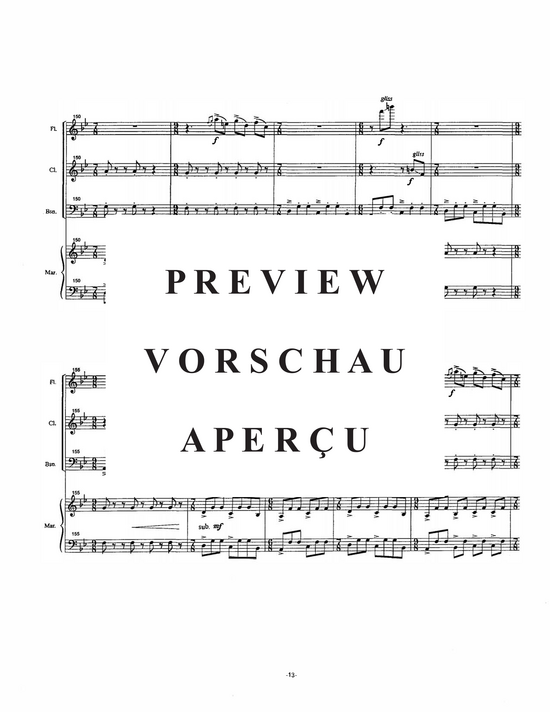 Product gallery: Page 16 of 21 Fantasy Quartet , , (flute, clarinet, bassoon and marimba)