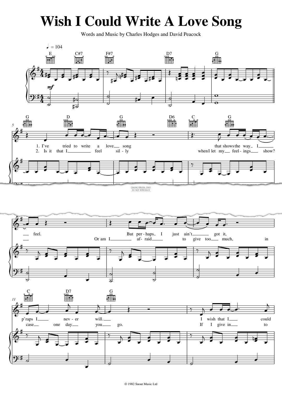 Produktbild zu: Wish I Could Write A Love Song