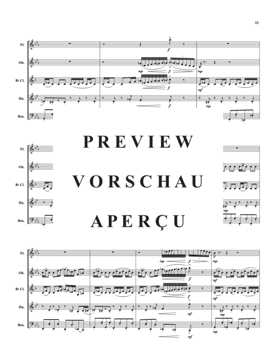 Produktgalerie: Seite 12 von 21 Contrasts – 3 Sätze , , (Holzbläser-Quintett)