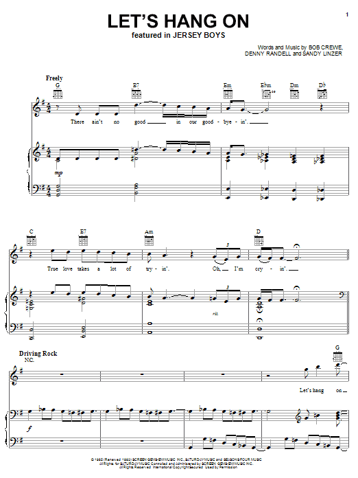 Produktbild zu: Let's Hang On