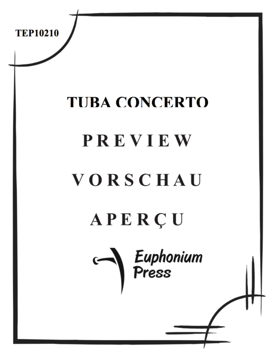 Produktgalerie: Seite 2 von 21 Tuba Concerto , , (Tuba + Klavier)