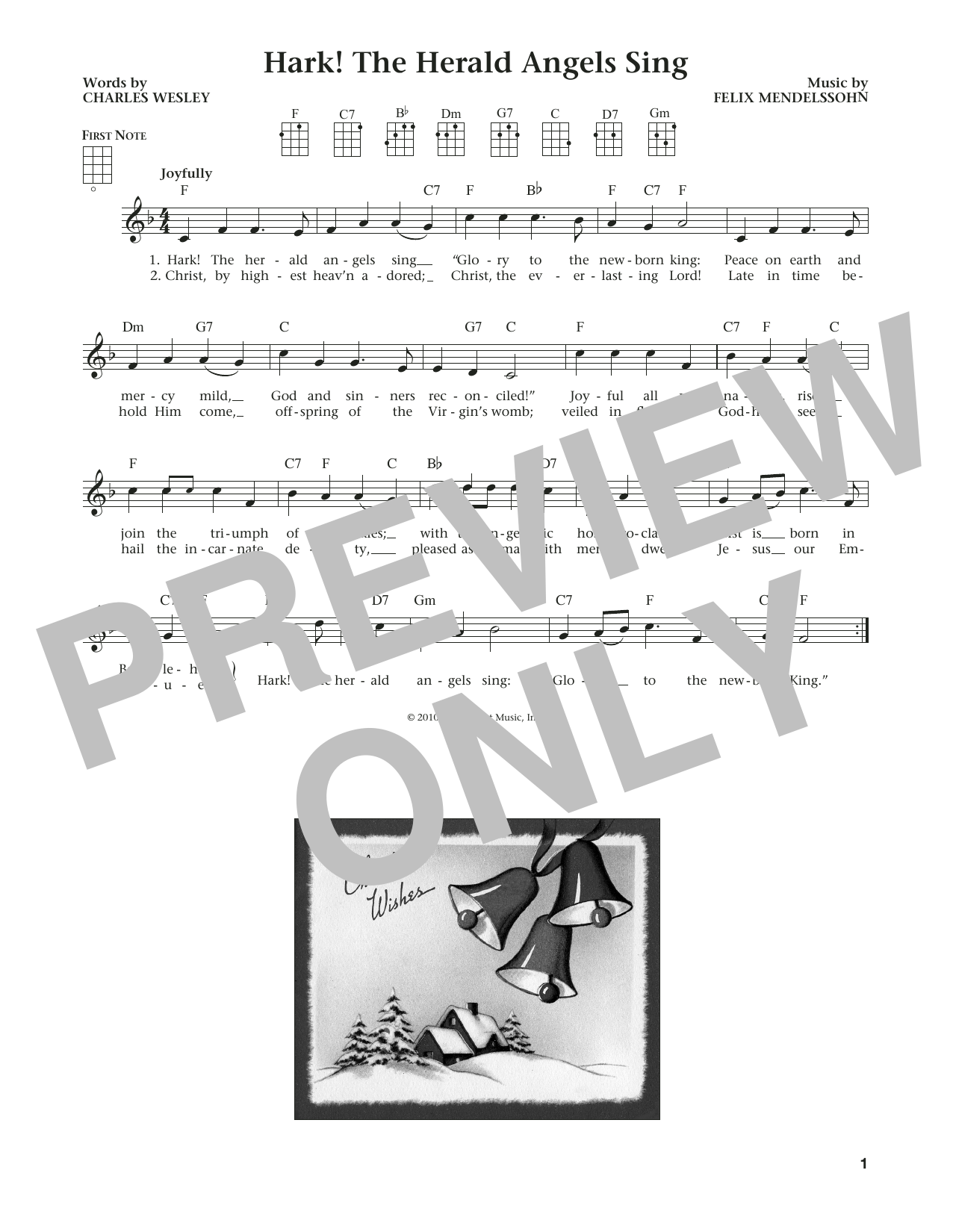 Product gallery: Page 1 of 1 Hark! The Herald Angels Sing (from The Daily Ukulele) (arr. Liz and Jim Beloff), Felix Mendelssohn-Bartholdy