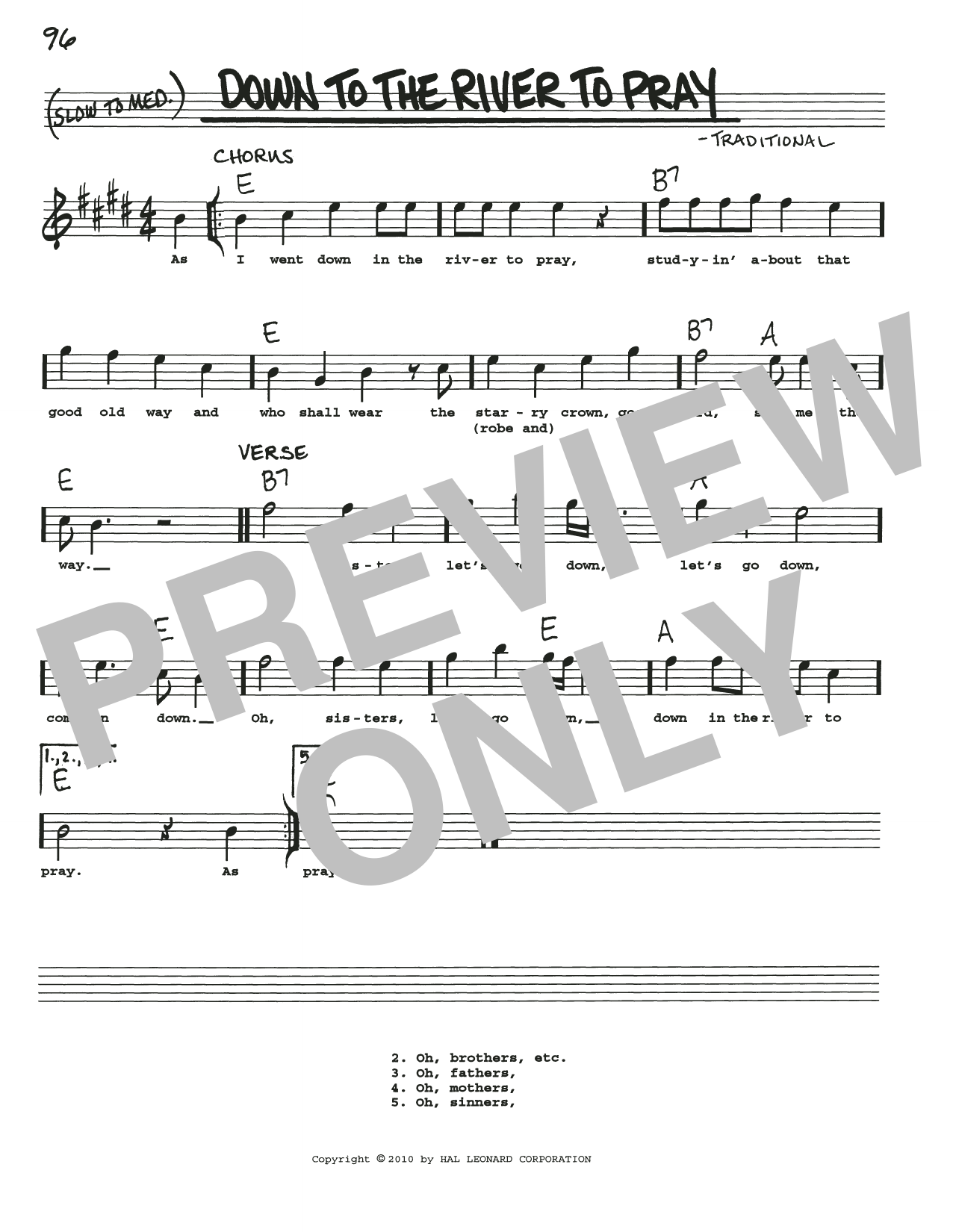 Produktbild zu: Down To The River To Pray