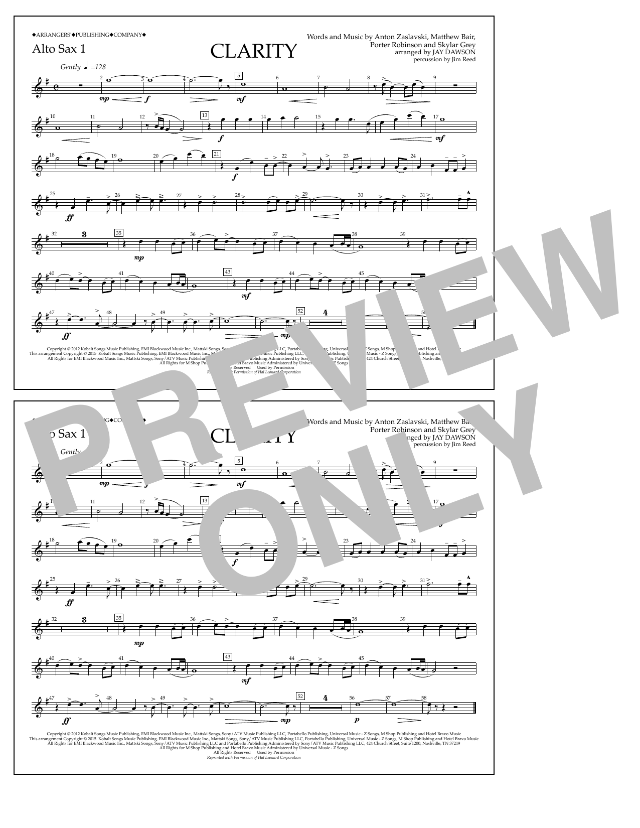 Produktbild zu: Clarity - Alto Sax 1