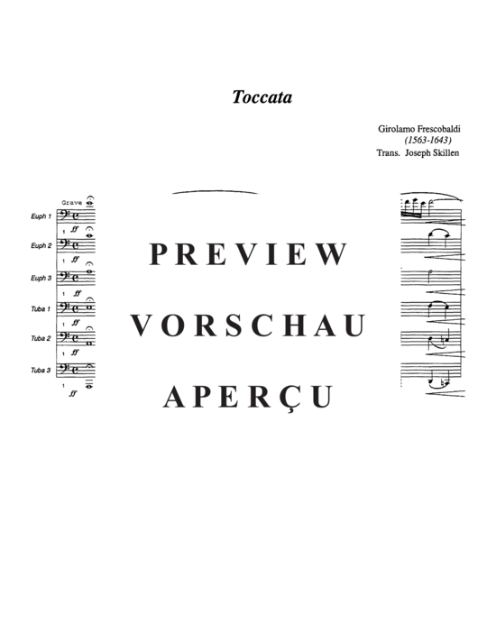 Produktgalerie: Seite 3 von 21 Toccata , , (Tuba Ensemble EEETTT)