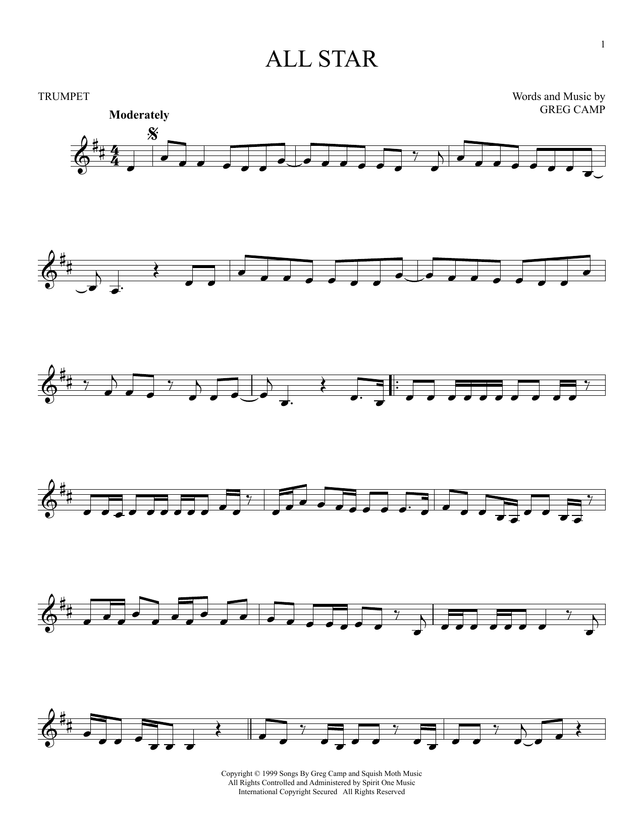 Produktgalerie: Seite 1 von 1 All Star, Smash Mouth, Trompete