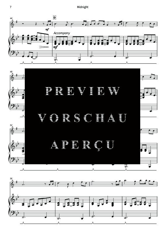 Produktgalerie: Seite 9 von 11 Midnight - Gentle Melodies for Weddings, Church, and Other Occasions, , Altsaxophon und Klavier