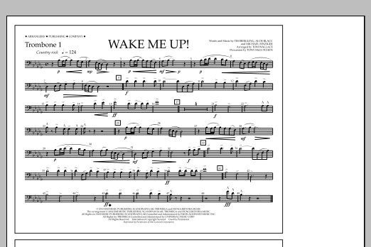 Produktbild zu:  Wake Me Up! - Trombone 1 - Tom Wallace