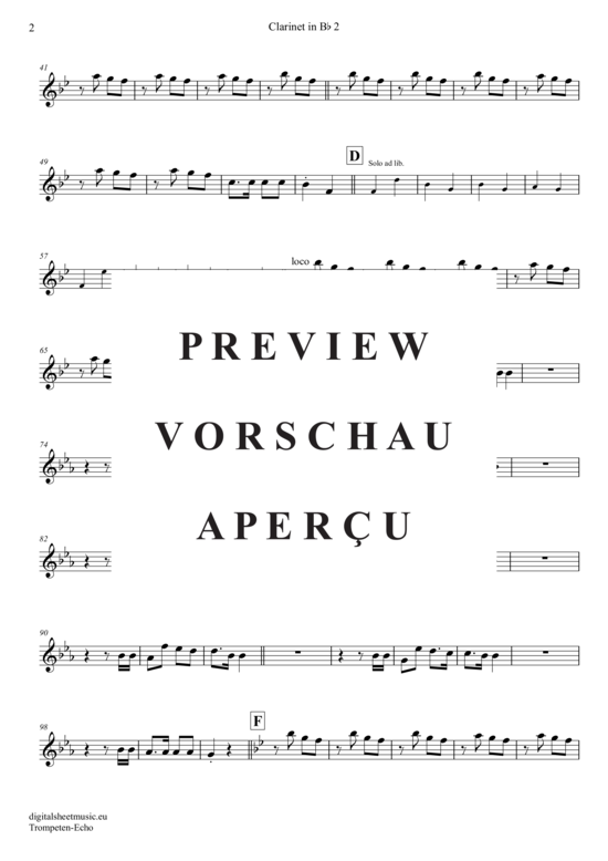 gallery: Trompeten Echo , Avsenik , Slavko, (Klarinetten Trio + Klavier)