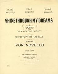 cover: Shine Through My Dreams (from 'Glamorous Night'), Ivor Novello