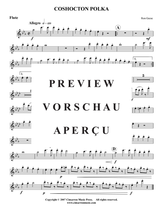 Produktgalerie: Seite 7 von 9 Coshocton Polka , , (Holzbläser-Quintett)