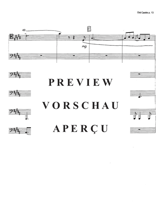 Produktgalerie: Seite 15 von 21 The Old Castle , , (Tuba Ensemble EEETTT)