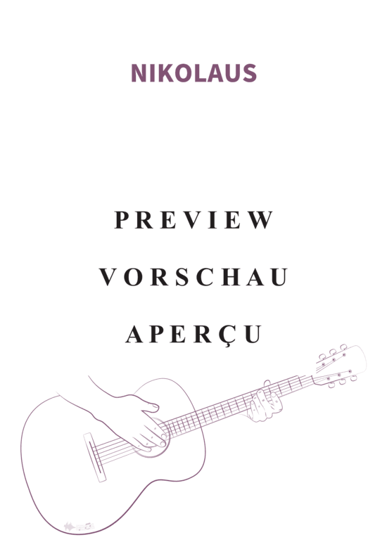 gallery: Nikolaus, Yvaine, Gesang und Akkorde Leadsheet