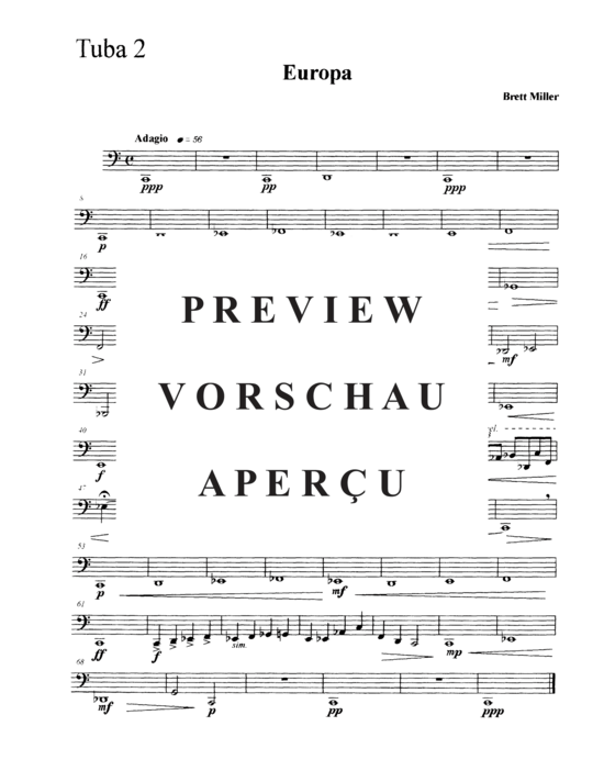 Product gallery: Page 9 of 9 Europa , , (Tuba Quartett EETT)