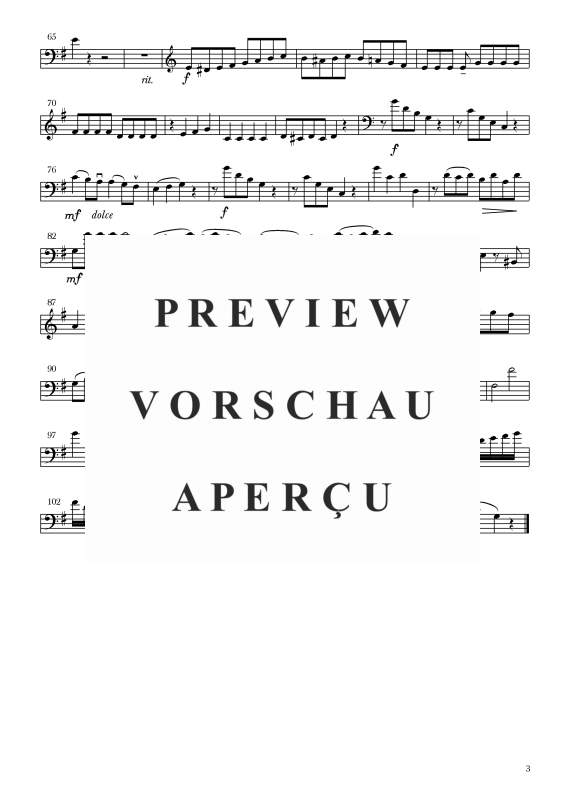 Produktgalerie: Seite 4 von 11 Sonate Nr. 5 G-Dur, , Cello und Kontrabass